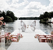 Аренда понтонов для строительства плавучих площадок для проведения свадебных церемоний на воде