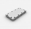 2F-H26 Пластиковый понтон 2FLOAT 2000х1000 в сборе с закладными для швартовых уток